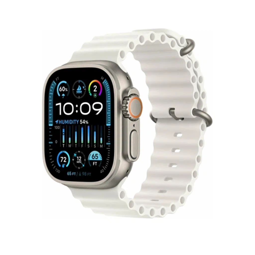 Умные часы Apple Watch Ultra 2 GPS + Cellular 49мм Titanium Case with White Ocean Band (One Size)